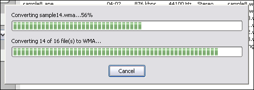 Converting MOV to WMA